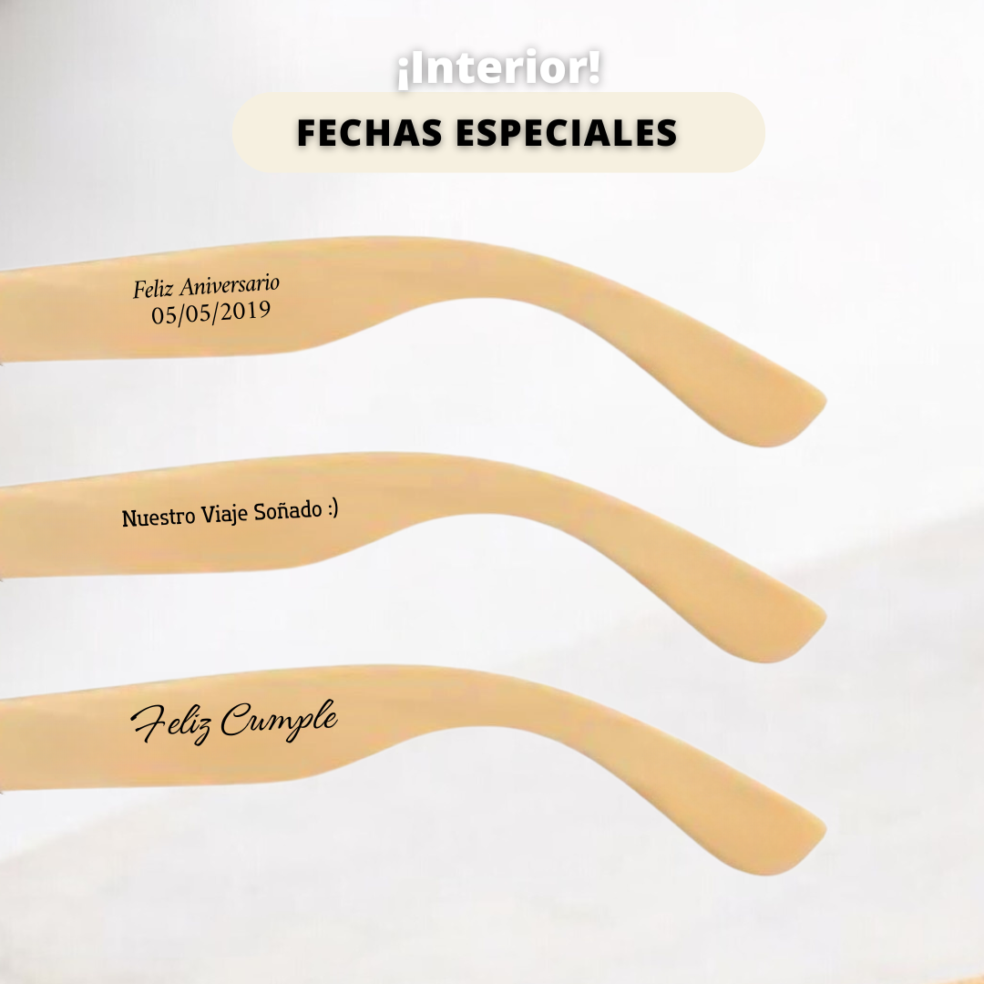 MARCACIÓN PERSONALIZADA EN GAFAS
