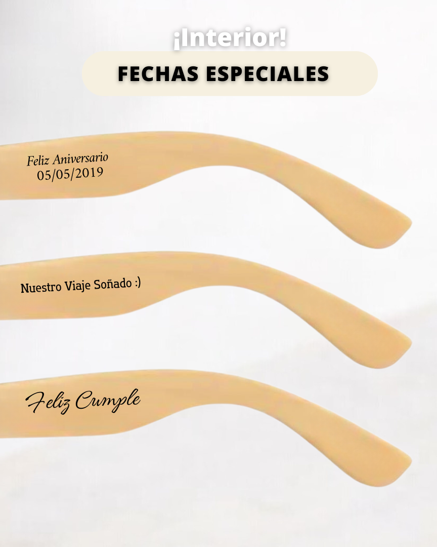 MARCACIÓN PERSONALIZADA EN GAFAS