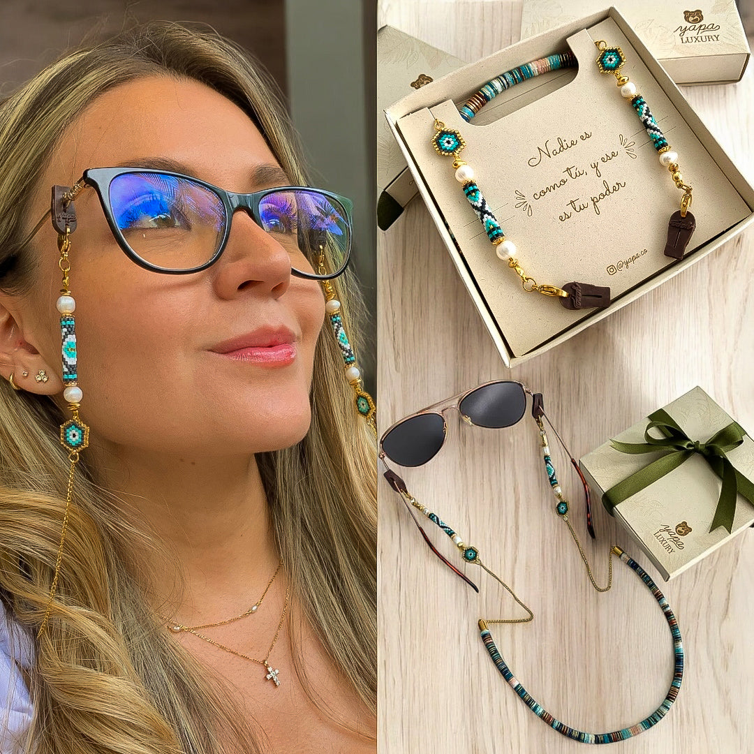 #diseño_cuelga-gafas miyuki-Ojo-turco