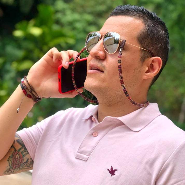 CUELGA GAFAS ÉTNICO FERIA DE CALI