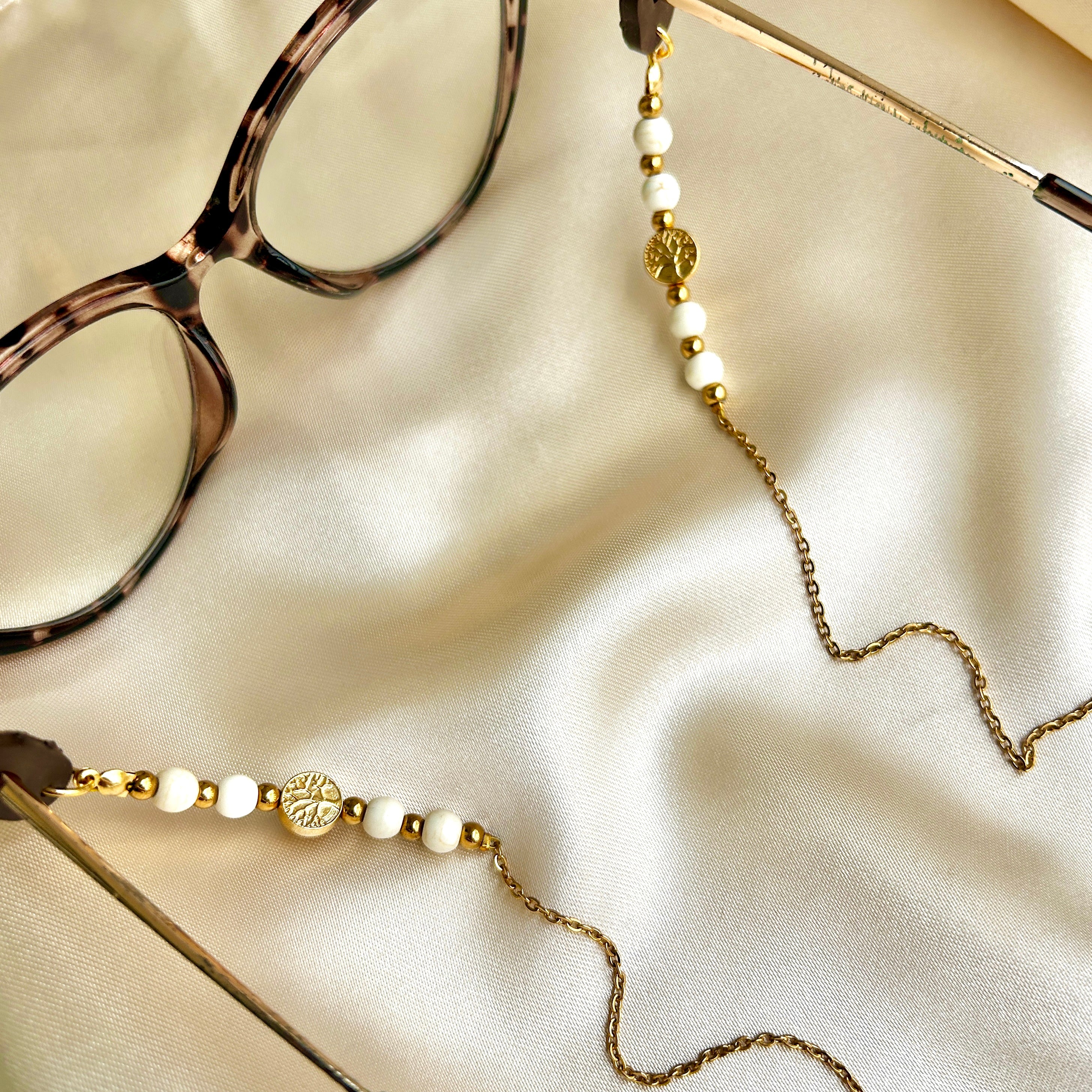 CUELGA GAFAS LUXURY AZUL