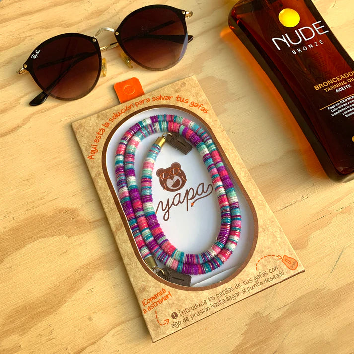 CUELGA GAFAS ÉTNICO CHOLADO