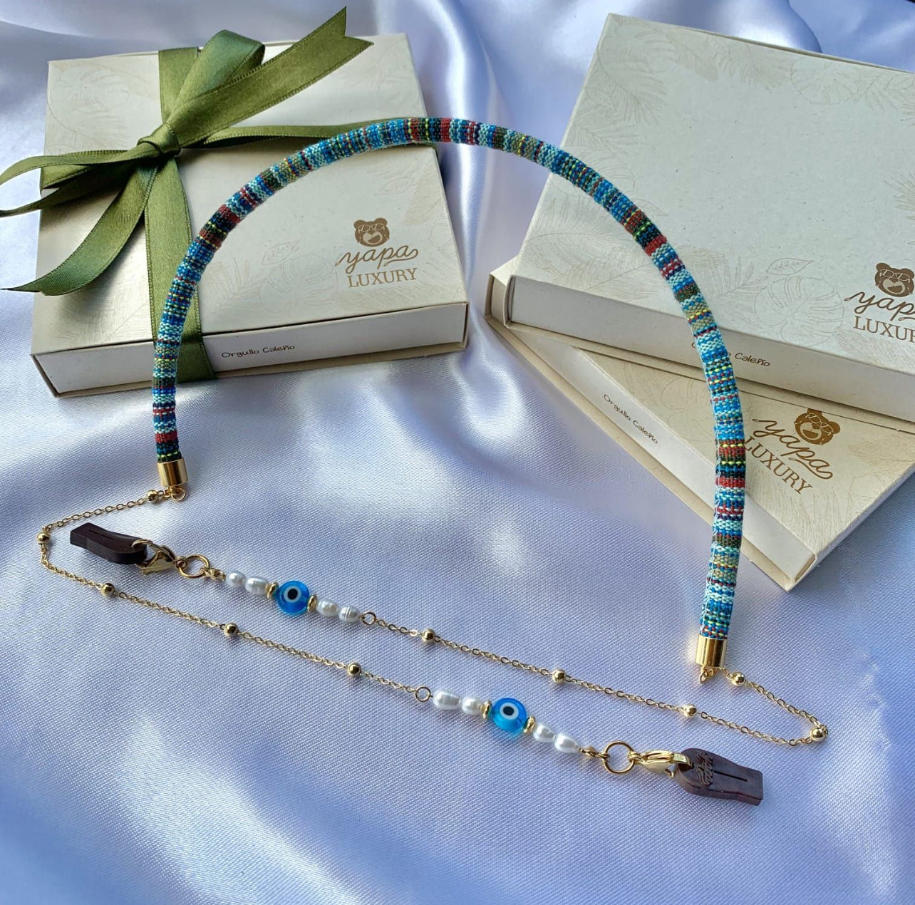 CUELGA GAFAS LUXURY SUERTE MURANO