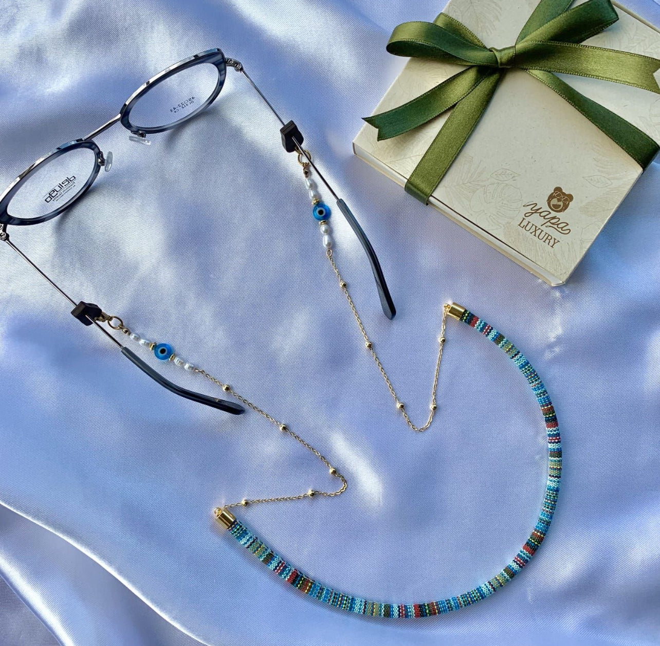 CUELGA GAFAS LUXURY SUERTE MURANO