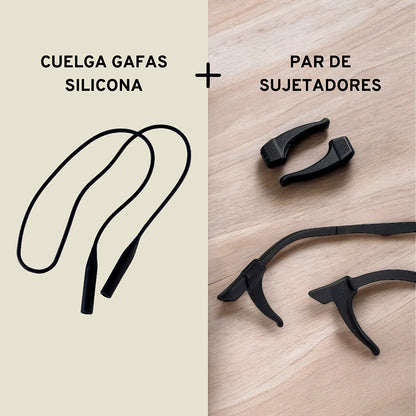 #Diseño_Cuelga gafas silicona y sujetadores